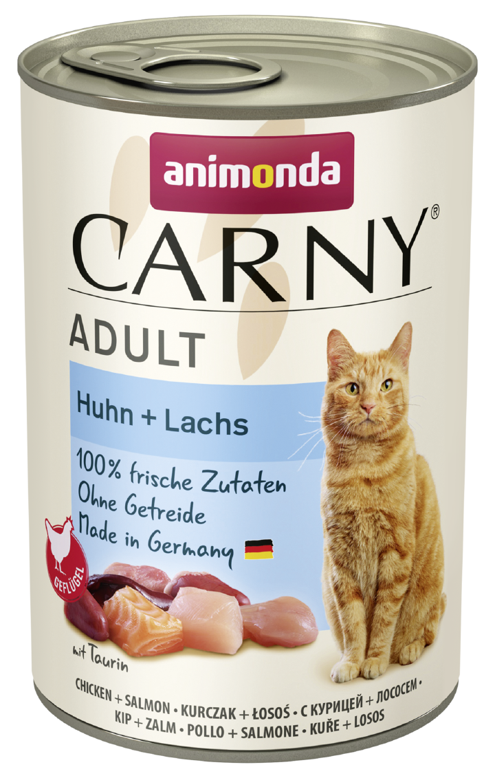 animonda Katzen-Nassfutter Carny Adult Huhn + Lachs